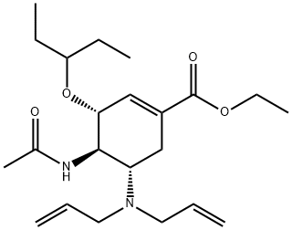 (3R,4R,5S)-4-(乙酰基氨基)-5-(二-2-丙烯-1-基氨基)-3-(1-乙基丙氧基)-1-环己烯-1-羧酸乙酯 
